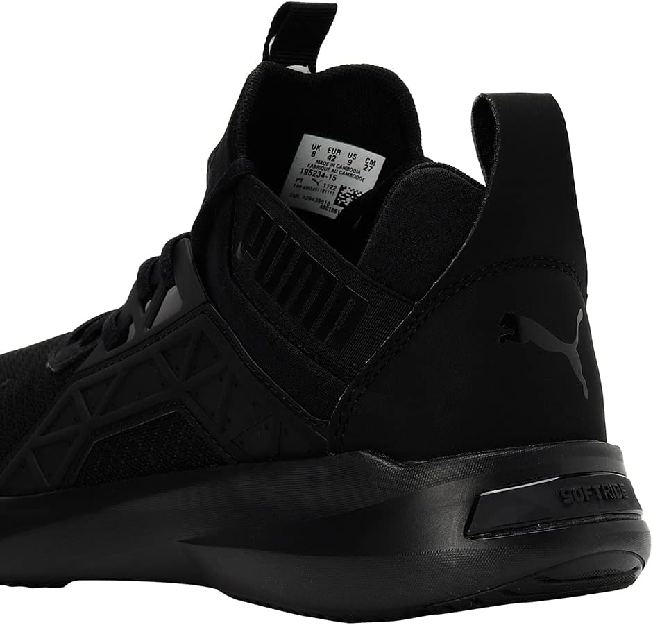Puma Herren Softride Enzo EvoStrassen-Laufschuh 44.5 EU Schwarz, 44.5 EU Schwarz