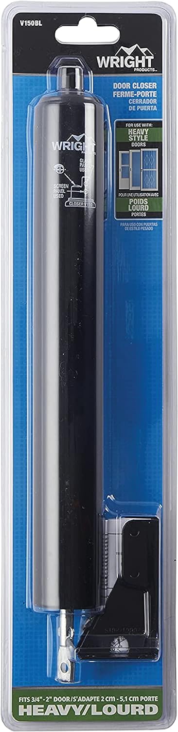 Wright Products V150BL Robuster, pneumatischer Schliesser, Schwarz Schwarz Keine Angabe, Schwarz Kei