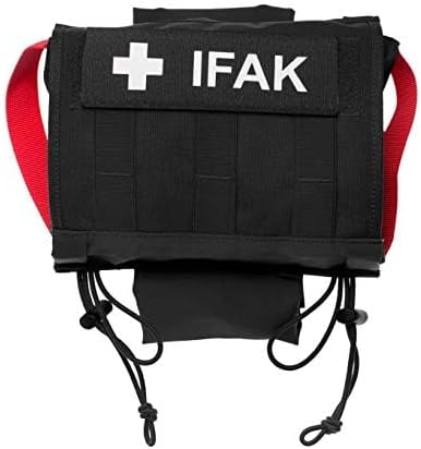 Tasmanian Tiger TT Head Rest IFAK Molle Erste Hilfe Kfz Auto Tasche für Kopfstützen leer, Schwarz, S
