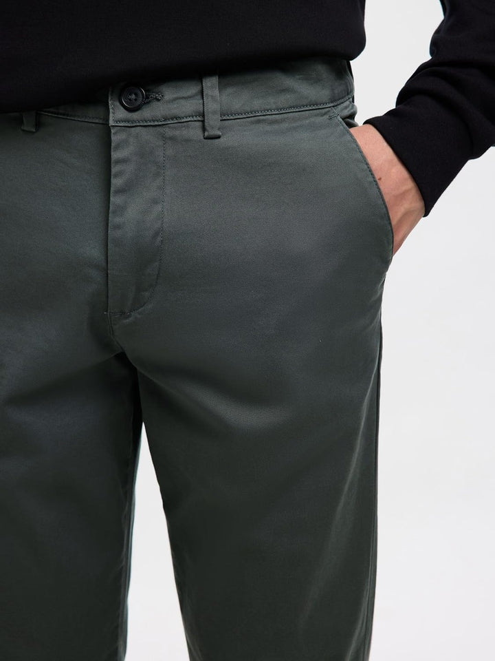 Selected Homme Male Chino 175 Slim fit Flex 29W / 32L Dark Shadow, 29W / 32L Dark Shadow