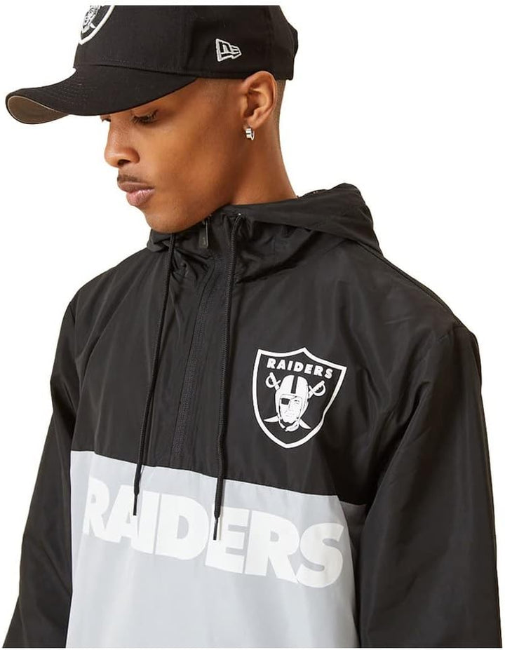 New Era NFL LAS Vegas Raiders Tear Logo Hoodie Pullover M Blkdgr, M Blkdgr