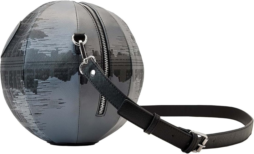 Loungefly Star Wars Return of the Jedi 40th Anniversary Death Star Figural Crossbody Purse Einheitsg