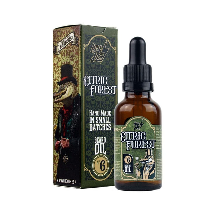 HEY JOE! Beard Oil N° 6 Citric Forest | Natürliches und Erfrischendes Bartöl Herren mit Zitronen- un