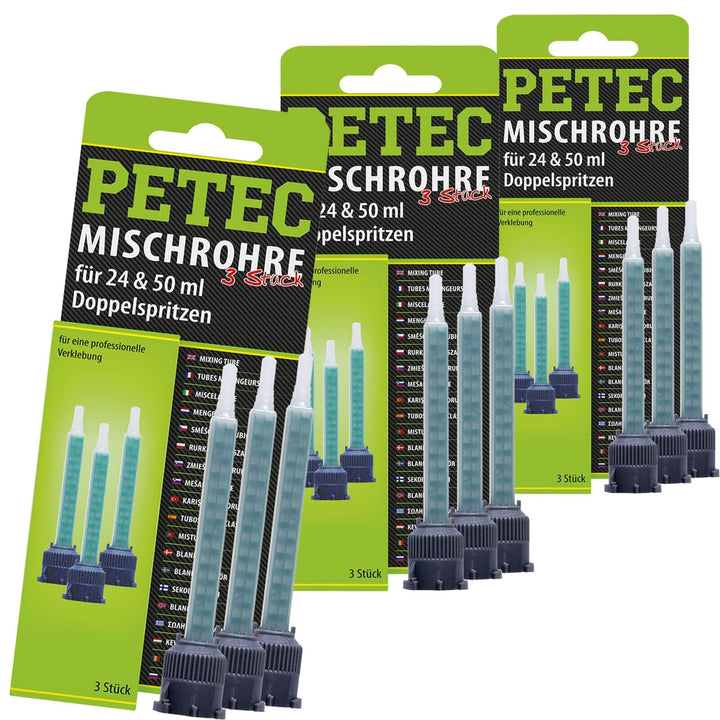 PETEC 3x 98603 Mischrohr, Kartuschen