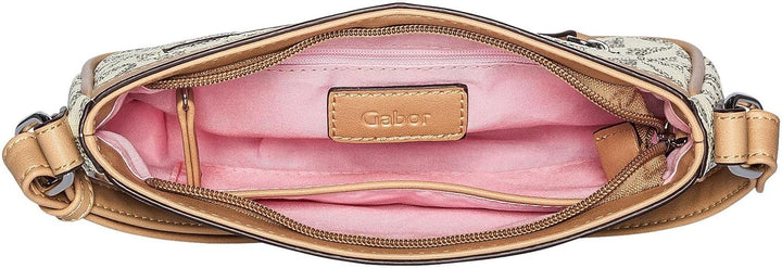 camel active Damen Barina Umhängetasche Mixed White, Mixed White