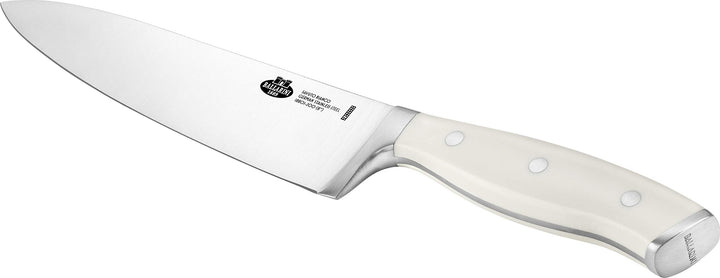 BALLARINI Savuto Bianco Kochmesser, Klingenlänge 20 cm, Deutscher Edelstahl, Ergonomischer Kunststof