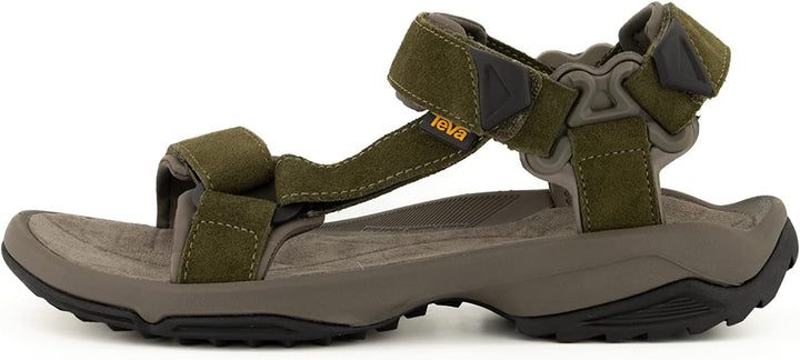 Teva Herren M Terra Fi Lite Suede Sportsandale 43 EU Dark Olive, 43 EU Dark Olive