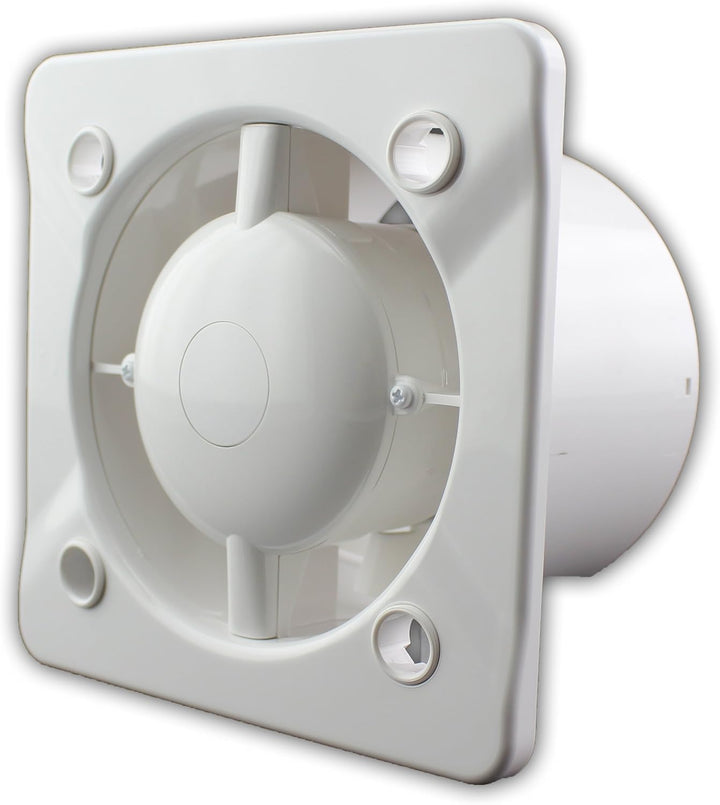 MKK - 18155-009 - DUO Design Badlüfter Wandlüfter Turbo Ventilator Rückstauklappe Kugellager Nachlau