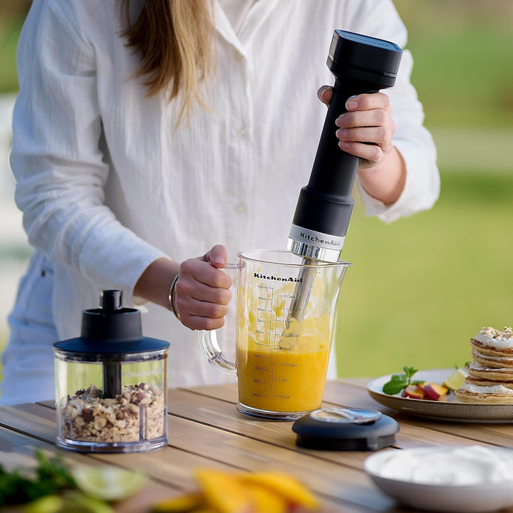 Kitchenaid Kabelloser Stabmixer I Kitchenaid Go I Tragbarer Stabmixer und sowie zusätzlichem Zerklei