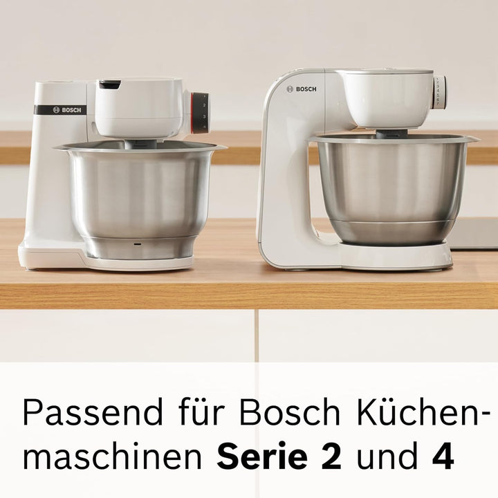 Bosch Pastawalze Spaghetti MUZ5NV3, Pastawalze für Spaghetti, Nudelvorsatz, 1,6mm, Edelstahl, passen