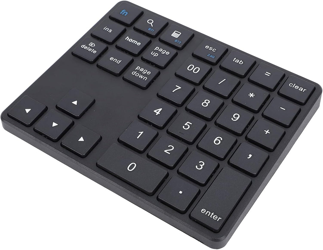 Bluetooth-Nummernblock für Laptop, Kabellose Nummerntastatur, Wiederaufladbarer USB-Ziffernblock mit