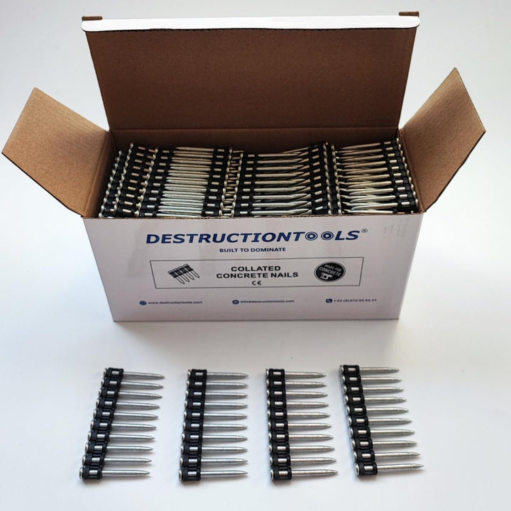 1000x Nägel für Beton 38mm - für Spit Pulsa 700, 40, 65 & 800 - HC6/38