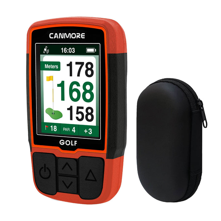 Canmore HG200 Golf-GPS – Wasserdichtes 2-Zoll-Vollfarbdisplay mit über 41.000 wichtigen Golfplatzdat