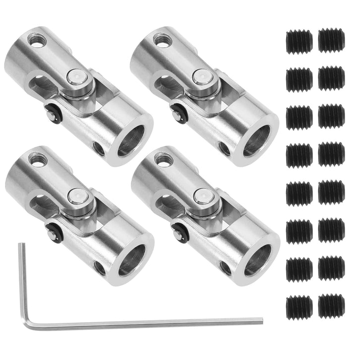 4 Stück 8mm Bis 8mm Metallwellenkupplung Universalgelenk Wellenkupplung Flexible Kupplung Steckverbi