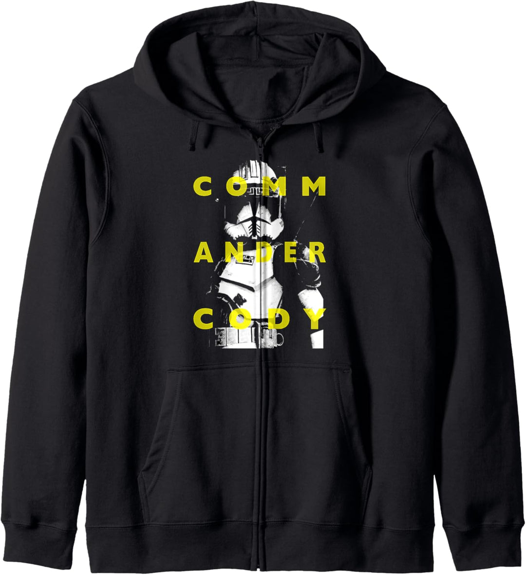 Star Wars: Clone Wars Commander Cody Text Overlay Kapuzenjacke