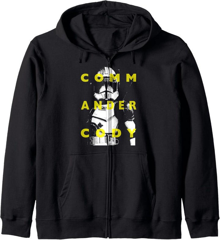 Star Wars: Clone Wars Commander Cody Text Overlay Kapuzenjacke