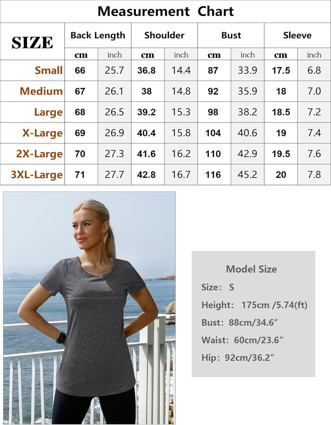 iClosam Sportshirt Damen Kurzarmshirt Frauen Funktionsshirt Leichtes Atmungsaktiv Yoga Top Sportklei