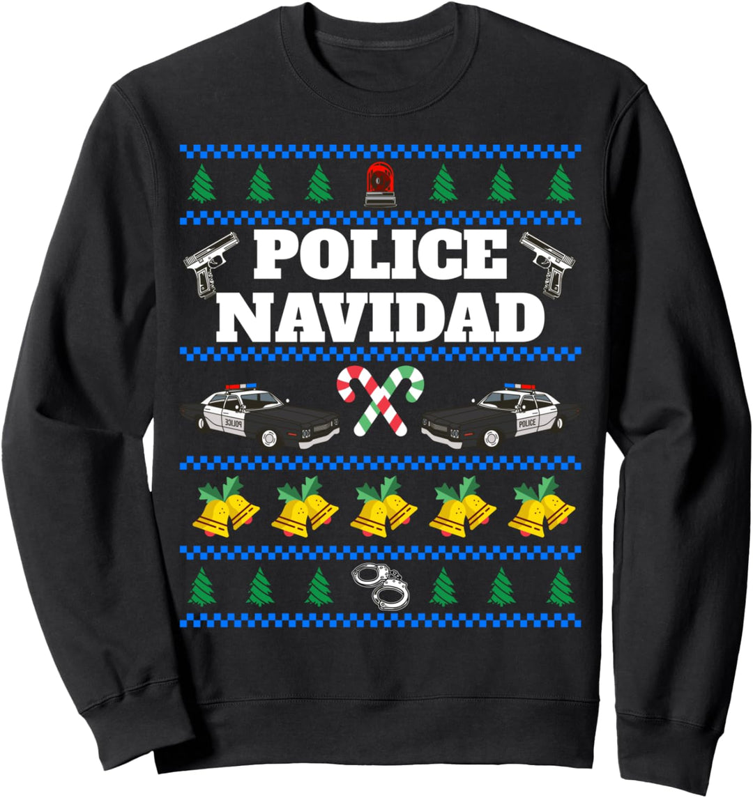 Police Navidad Ugly Christmas Sweater Sweatshirt