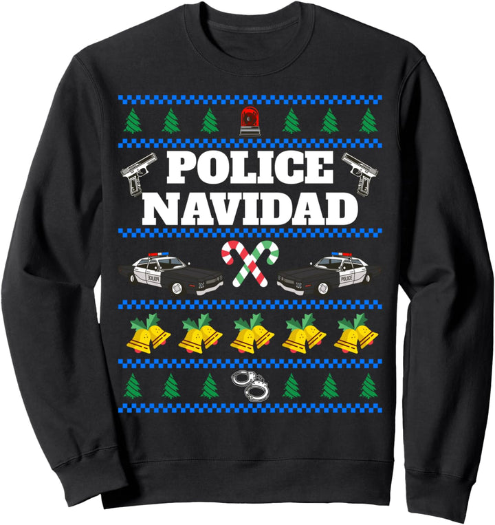 Police Navidad Ugly Christmas Sweater Sweatshirt