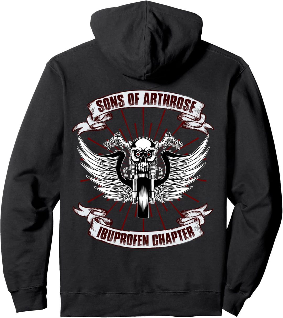 Sons of Arthrose - Ibuprofen Chapter Biker Motorradfahrer Pullover Hoodie