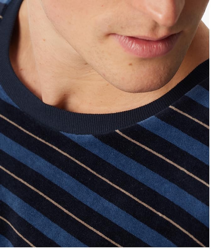 Schiesser Herren Schlafanzug lang - Nightwear Set 48 Nachtblau_182023, 48 Nachtblau_182023