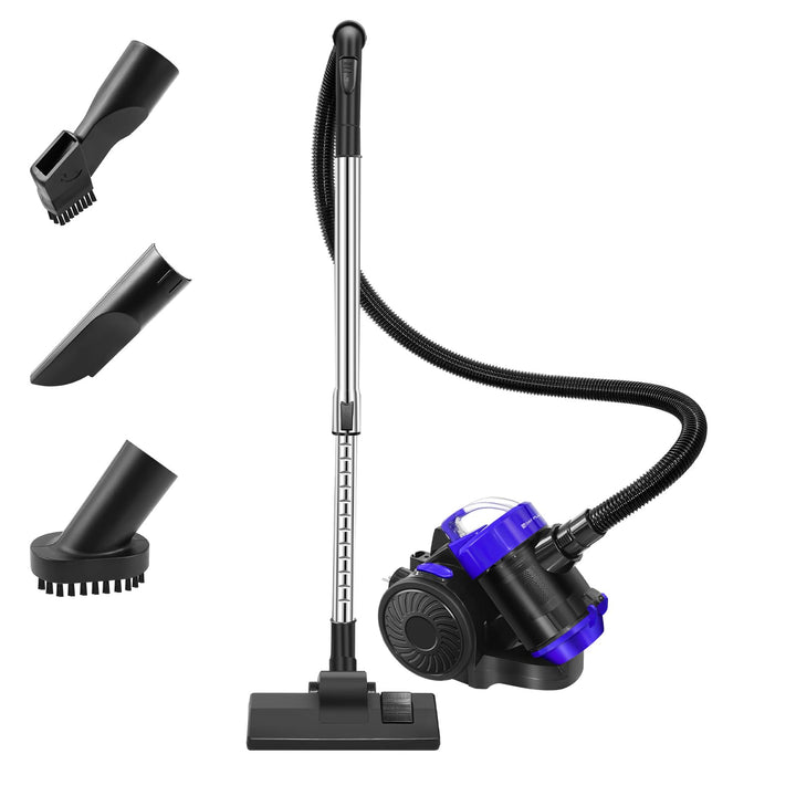 DayPlus Beutellos Staubsauger 1000W 17KPa, 4m Langes Kabel, 1,5L Staubkapazität, zur Entfernung von