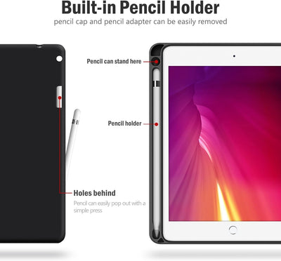 Antbox Hülle für iPad Mini 5 2019 7.9 Zoll/iPad Mini 4 mit Apple Pencil Halter Auto Schlaf/Wach Funk
