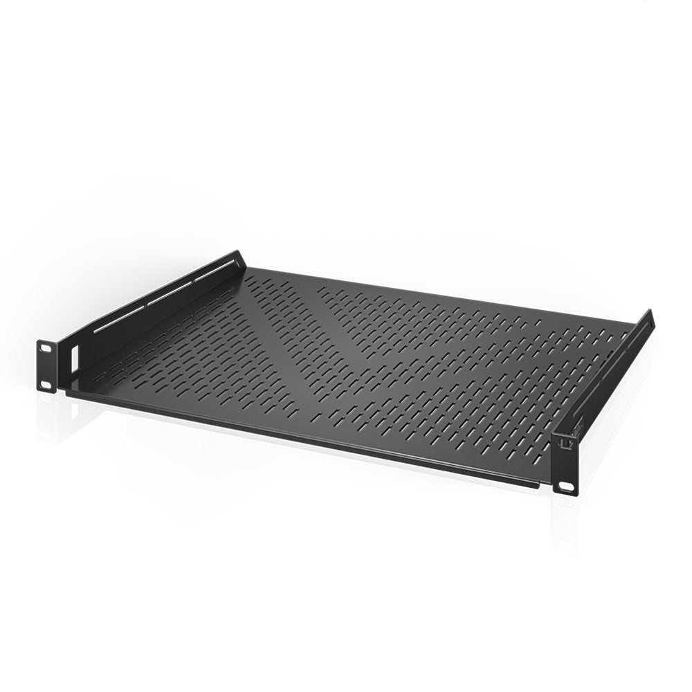 AC Infinity Universalregal mit Belüftungsöffnung, 1U, 35,6 cm tief, für 48,3 cm grosse Geräteregale,