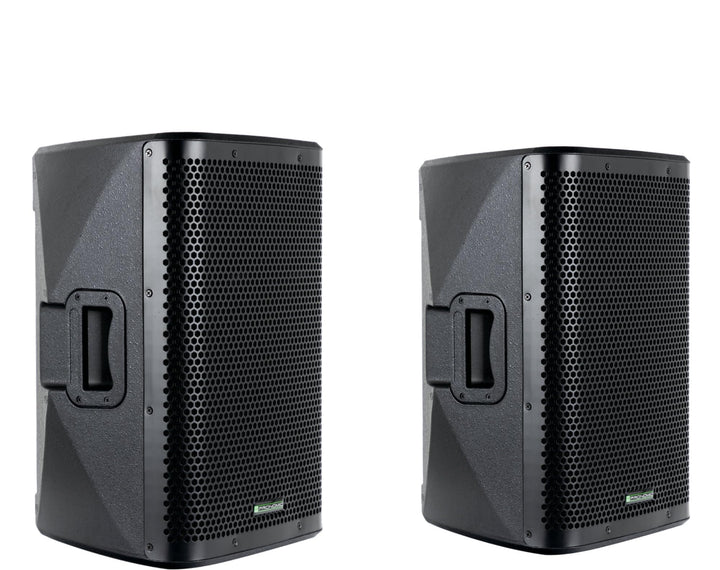 Pronomic C-210 MA Stereo Set - Aktive 2-Wege Box mit 2 Kanälen - Leistung: 800 Watt - 10" Woofer + 1