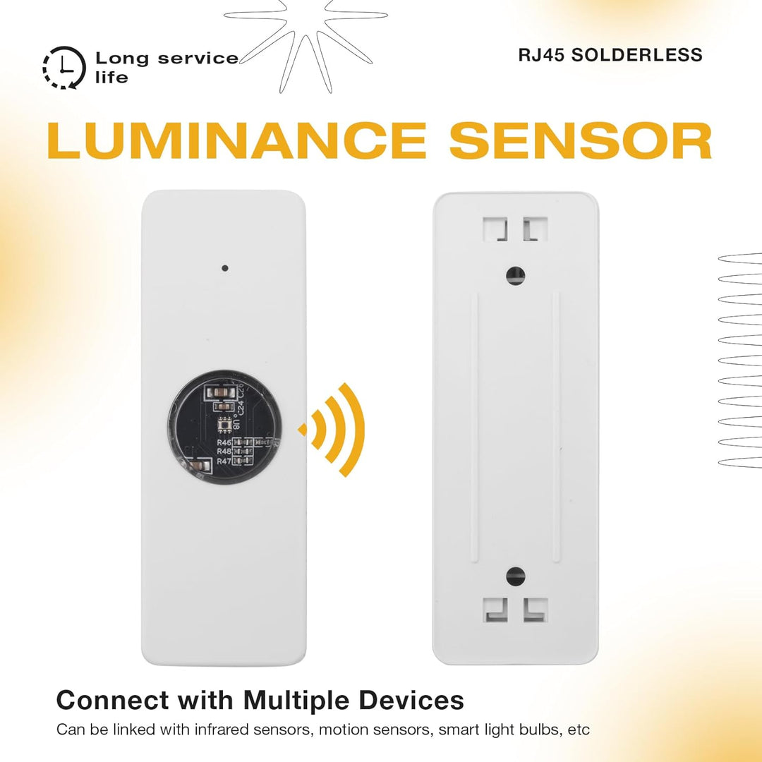 Tuya ZigBee Lichtsensor Helligkeitssensor Strahlungssensor Echtzeit-Helligkeitserfassung Smart Home