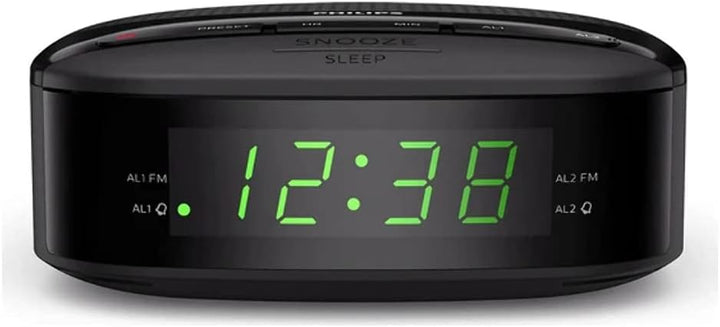 Philips Audio Radiowecker UKW Radio (Doppelter Alarm, Sleep Timer, Kompaktes Design) - TAR3205/12
