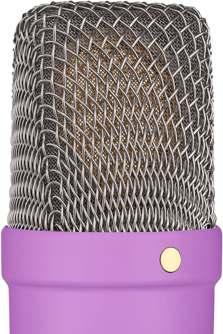 Rode NT1 Signature Purple Studio-Mikrofon Lila + keepdrum XLR-Kabel Lila