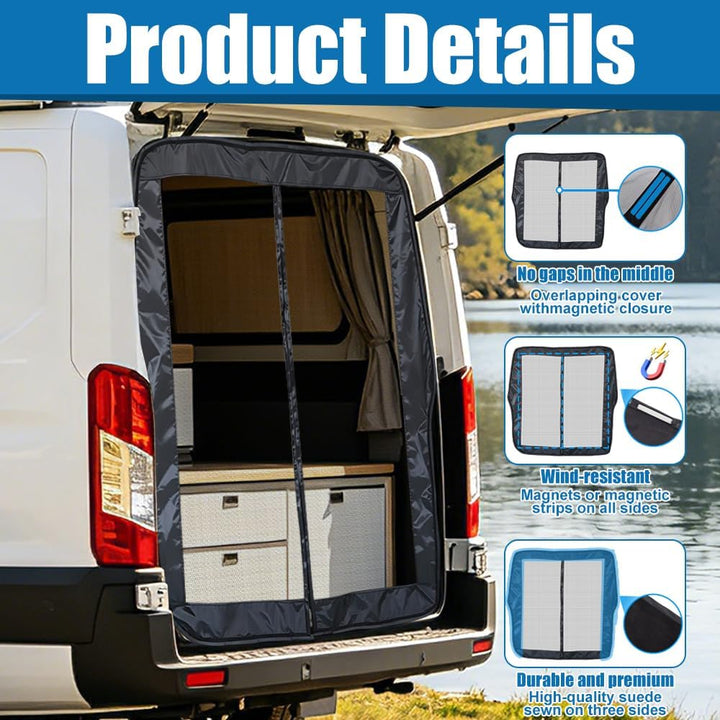 Moskitonetz Magnetisch für VW T5 T6, Sonnenschutz Auto Heckklappen, Fliegengitter Auto Insektennetz