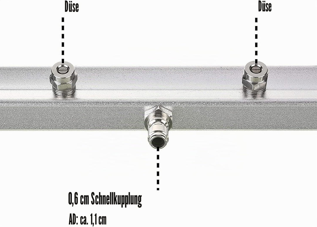 M MINGLE Hochdruckreiniger Unterbodenreiniger Waschanlage mit 45 Grad abgewinkeltem Stab
