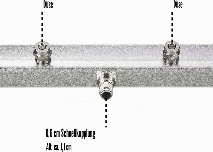M MINGLE Hochdruckreiniger Unterbodenreiniger Waschanlage mit 45 Grad abgewinkeltem Stab