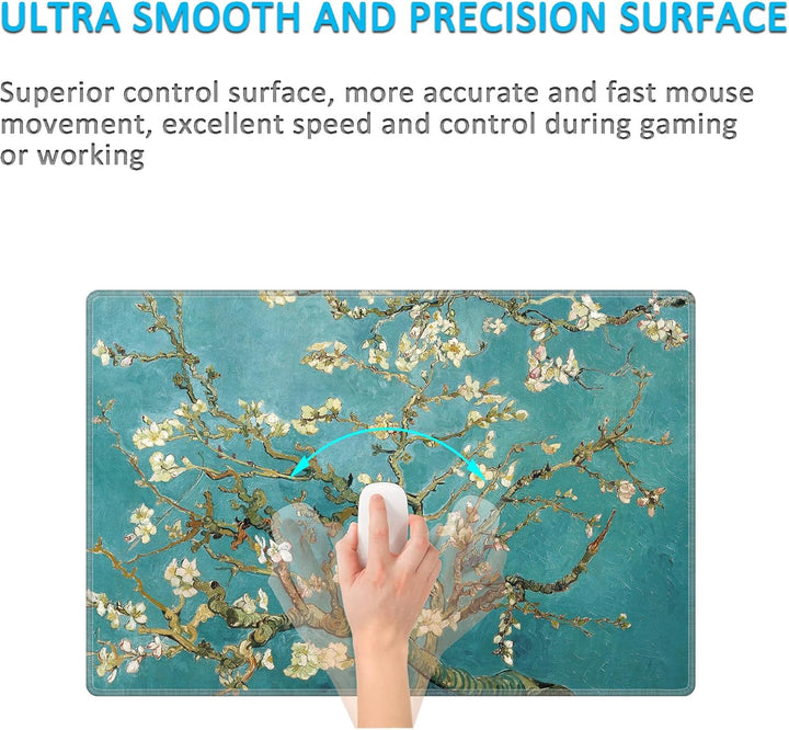 LL-COEUR Grosse Gaming Laptop Mauspad Tastatur Mausmatte Schreibtischunterlage Büro Desk Pad Schreib