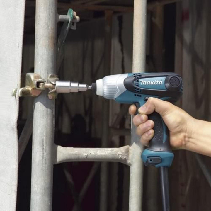 Makita TD0101F Schlagschrauber 1/4" Innensechskant, Schwarz, Blau