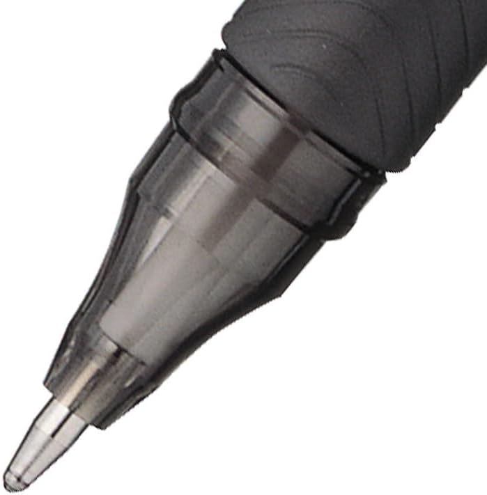 Pentel BL60-A Gel-Tintenroller EnerGel mit Kappe 1,0 mm, 12 Stück, schwarz, schwarz