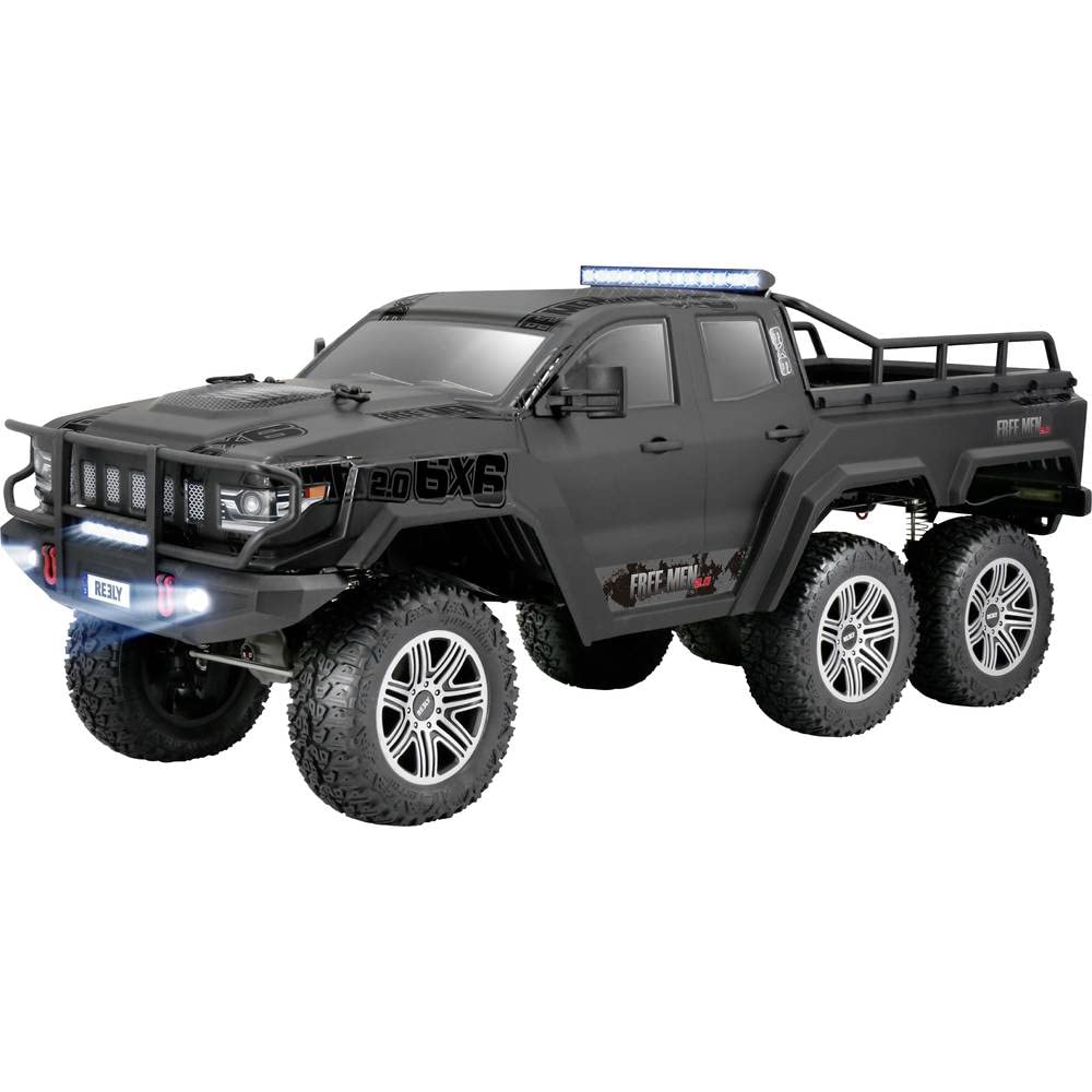 Reely Freemen 2.0 6x6 Brushed 1:10 Auto RC Elektro Crawler 4 Wheels (6WD) RTR 2,4 GHz mit Akku