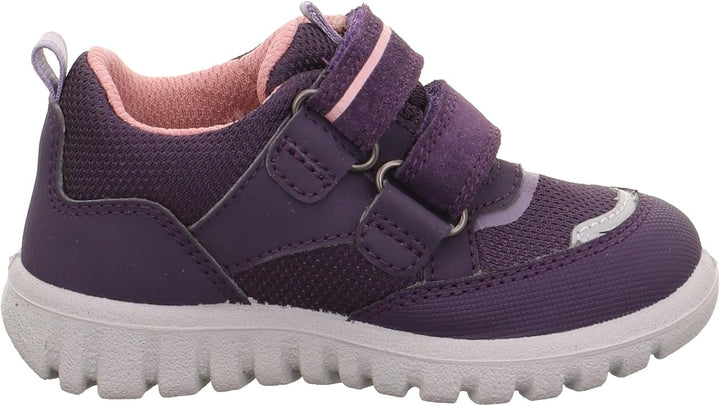Superfit Mädchen Sport7 Mini Sneaker 33 EU Schmal Lila Rosa 8510, 33 EU Schmal Lila Rosa 8510