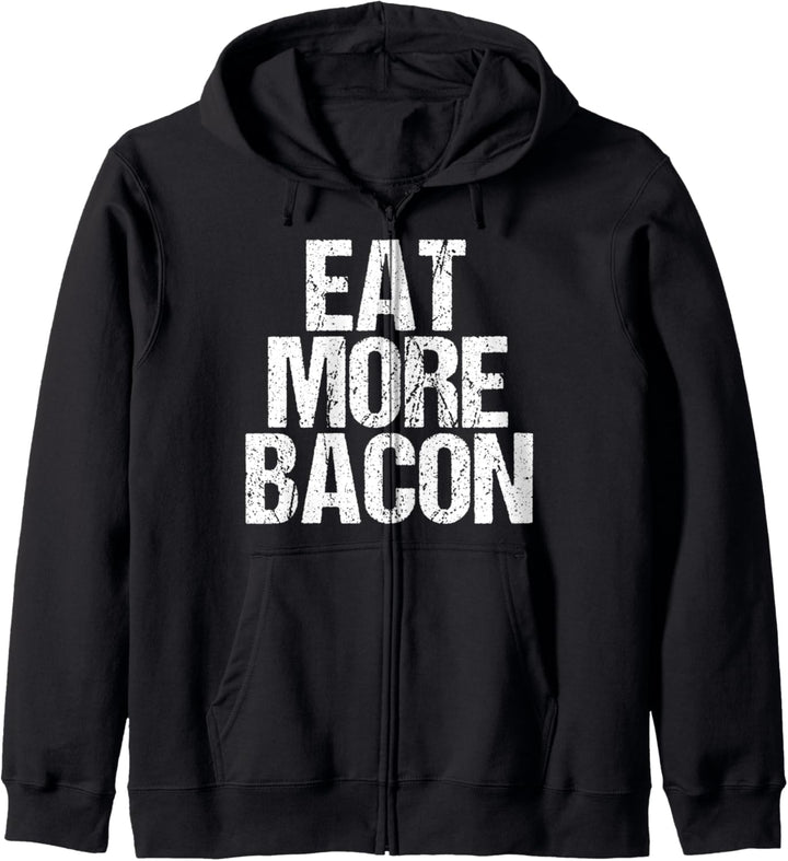 Funny Eat More Bacon Kapuzenjacke