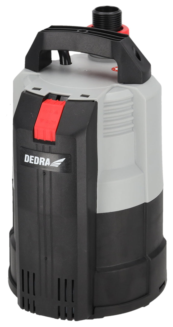 Tauchpumpe für sauberes und schmutziges Wasser DEDRA, Flachsaugpumpe, 350W, Fördermenge: 4500 l/h, z