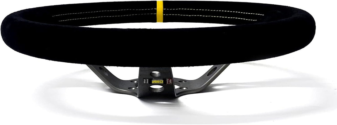 Omp OMPOD/1954/N Volante Korsika, 3 SPEICHEN Schwarz Dish, Black Suede Rim Unique, Schwarz