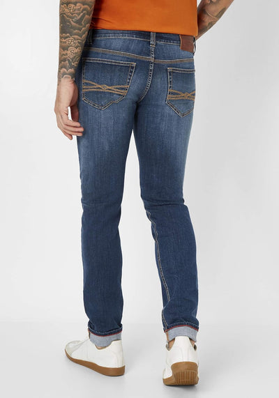 Paddocks Stretch Jeans Dean Slim Fit 80143 4981 5462 Dark Blue/dunkelblau, Blau