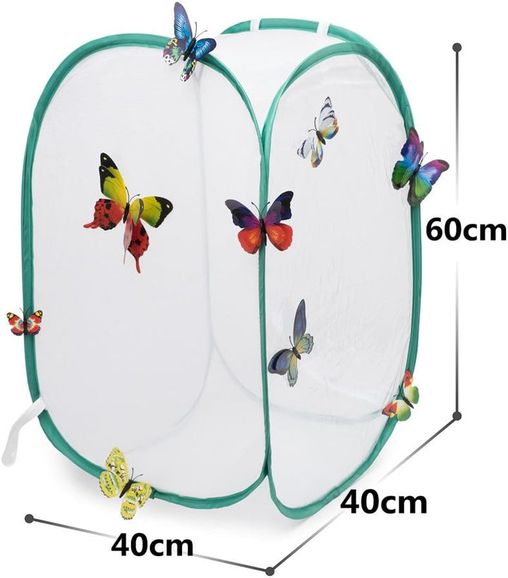 Hyindoor Insekt Und Schmetterling Habitat Käfig Terrarium Schutz Käfig Grün