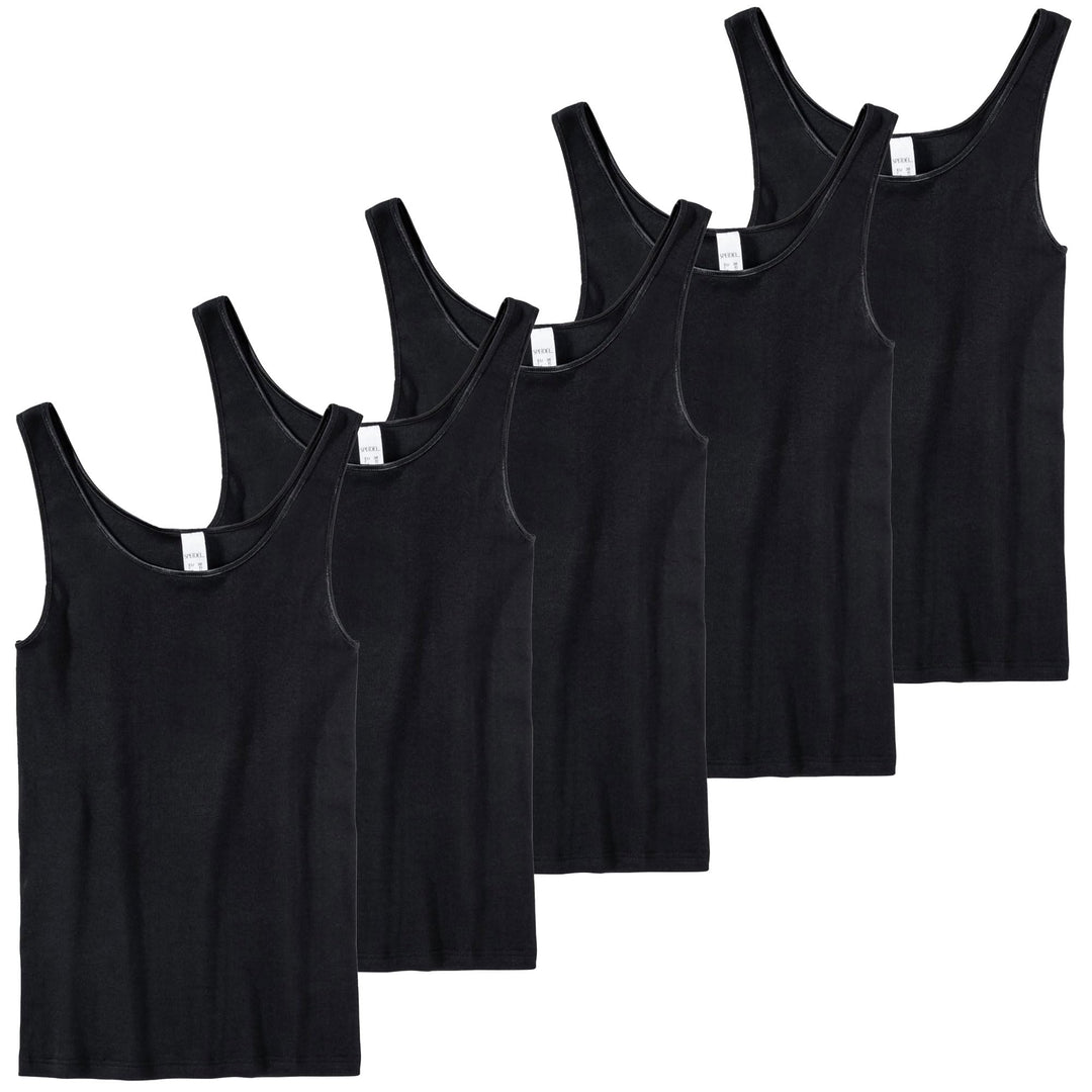 Speidel Basic Achselhemd Natascha, 5er-Pack 42 Schwarz, 42 Schwarz