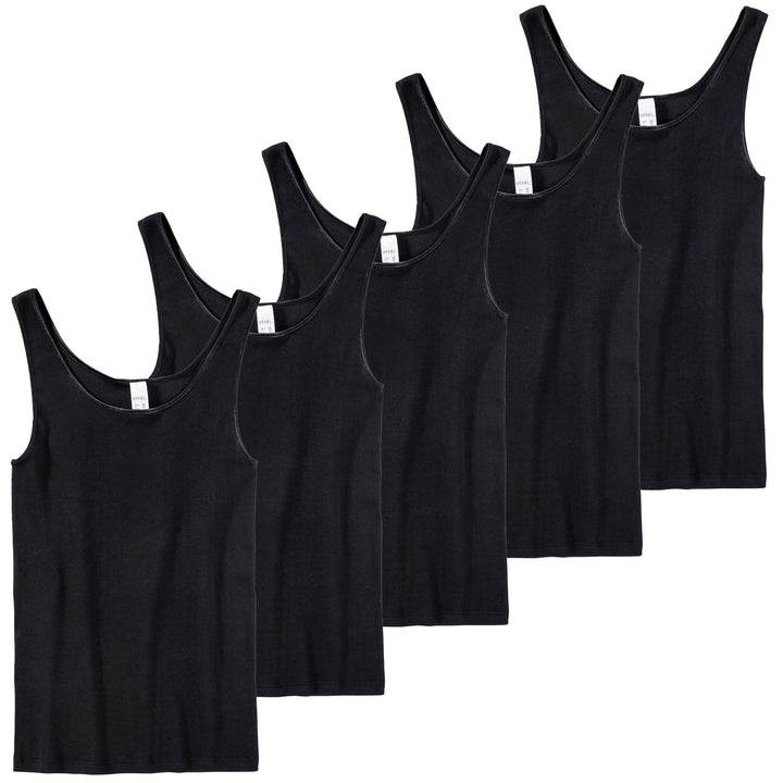 Speidel Basic Achselhemd Natascha, 5er-Pack 42 Schwarz, 42 Schwarz