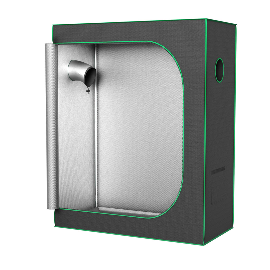 FIVMEN Growzelt 120x60x150 cm Grow Tent mit Reflektierende Mylar Lichtdicht Wasserdicht Zuchtzelt Gr